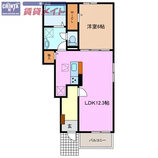 クレメント I【1階】の間取り