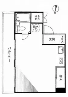 ライオンズマンション渋谷【4階】の間取り