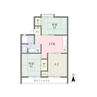 シャドーハイツ【2階】の間取り