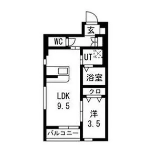 PIA蒲町II(ピアカバノマチ)【1階】の間取り