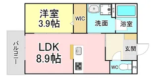 YOURMAISON萩崎【2階】の間取り