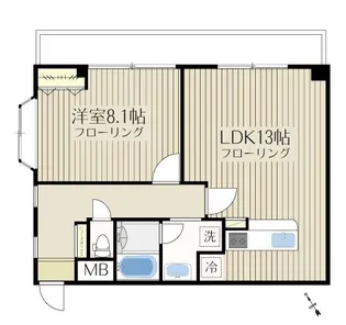 うのきガーデンプラザ【4階】の間取り