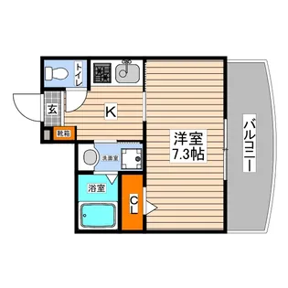 オリオリシティVII【3階】の間取り