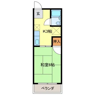 栃木県さくら市卯の里2【アパート】の間取り