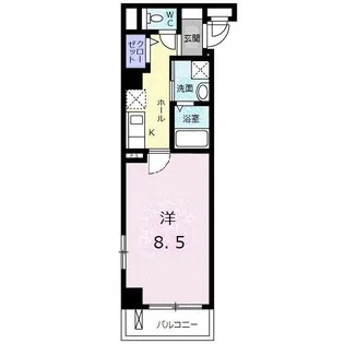 東京都台東区竜泉1【マンション】の間取り
