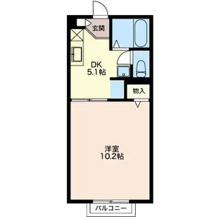ディアコート願海寺【2階】の間取り
