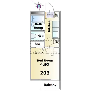 ベル・エキップ【2階】の間取り