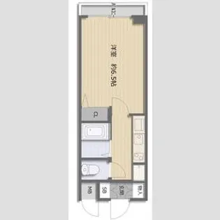 1Kの間取り画像