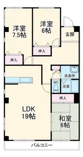 エスポワールM【3階】の間取り