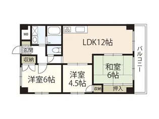 第2吉川ビル【3階】の間取り