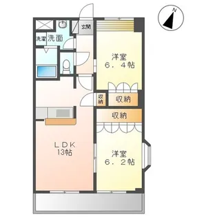 熊本県熊本市東区月出4【アパート】の間取り