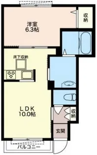 シャーメゾン コルヌイエ【1階】の間取り