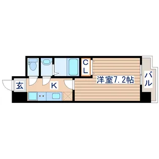 サンヴァーリオ新田駅前VI【2階】の間取り