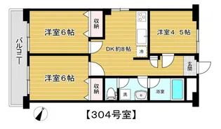 田園調布スカイハイツ【3階】の間取り