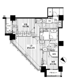 東京都江東区東雲1【マンション】の間取り