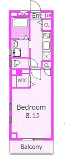 リブリカーサ横浜三ッ沢【2階】の間取り