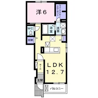 群馬県高崎市吉井町池【アパート】の間取り