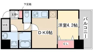 大阪府吹田市広芝町【マンション】の間取り