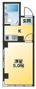 メゾン武蔵小山【1階】の間取り