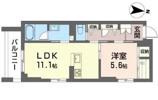 クオリスタ元町【3階】の間取り