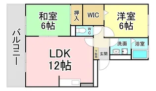 レスポワール赤坂B棟【1階】の間取り