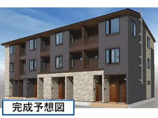 埼玉県草加市稲荷3【アパート】の外観