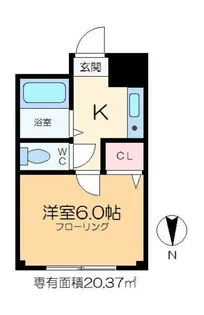 CASA白河【1階】の間取り