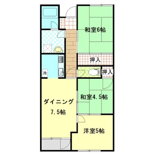 メゾン土呂【4階】の間取り