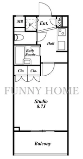 東京都世田谷区太子堂2【マンション】の間取り
