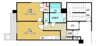 東京都墨田区亀沢1【マンション】の間取り