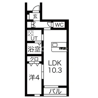 CASA ETERNO【1階】の間取り