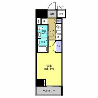 グランスタイル浅草【3階】の間取り