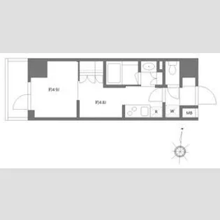 東京都江東区石島【マンション】の間取り