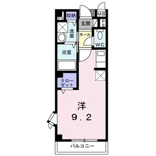 ルミエールV【2階】の間取り