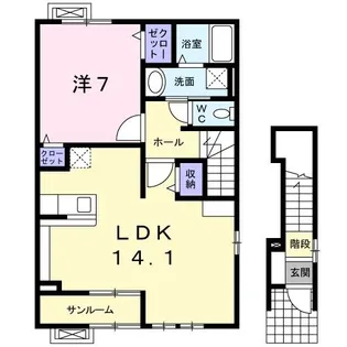 セレッソ【2階】の間取り