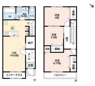 リーブルファイン坂戸浅羽野の間取り