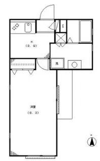 erica駒沢【1階】の間取り