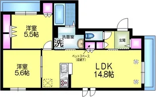 仮称 東小岩4丁目メゾン【1階】の間取り