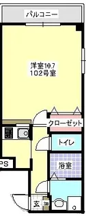 パークサイドヒルズ【1階】の間取り