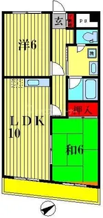 紀伊国屋マンション【6階】の間取り