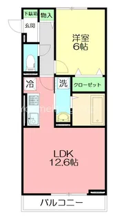 神奈川県海老名市国分北1【アパート】の間取り