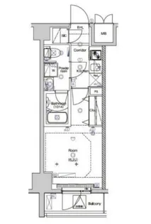 埼玉県川口市西川口1【マンション】の間取り