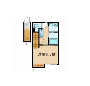 プラージュ王子神谷【2階】の間取り