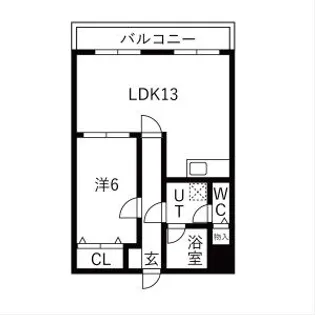 大阪府大阪市福島区吉野1【マンション】の間取り