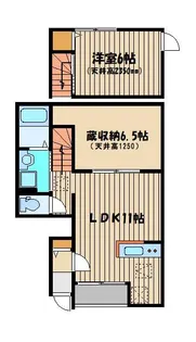 東京都練馬区石神井町2【アパート】の間取り