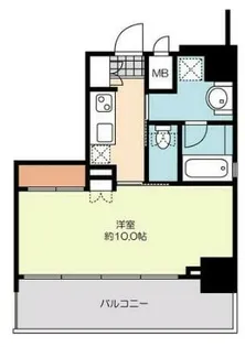 ミライズレジデンシャル九段【4階】の間取り