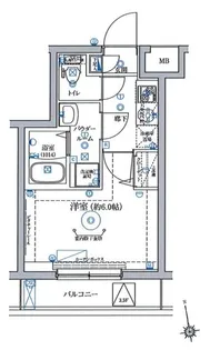 RELUXIA品川東大井【2階】の間取り