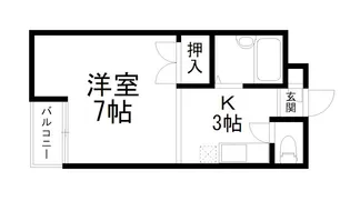 グランドールトキ【3階】の間取り