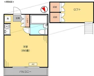 ロイヤルクレスト学園西【1階】の間取り