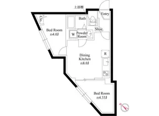 エルファーロ明大前III【3階】の間取り